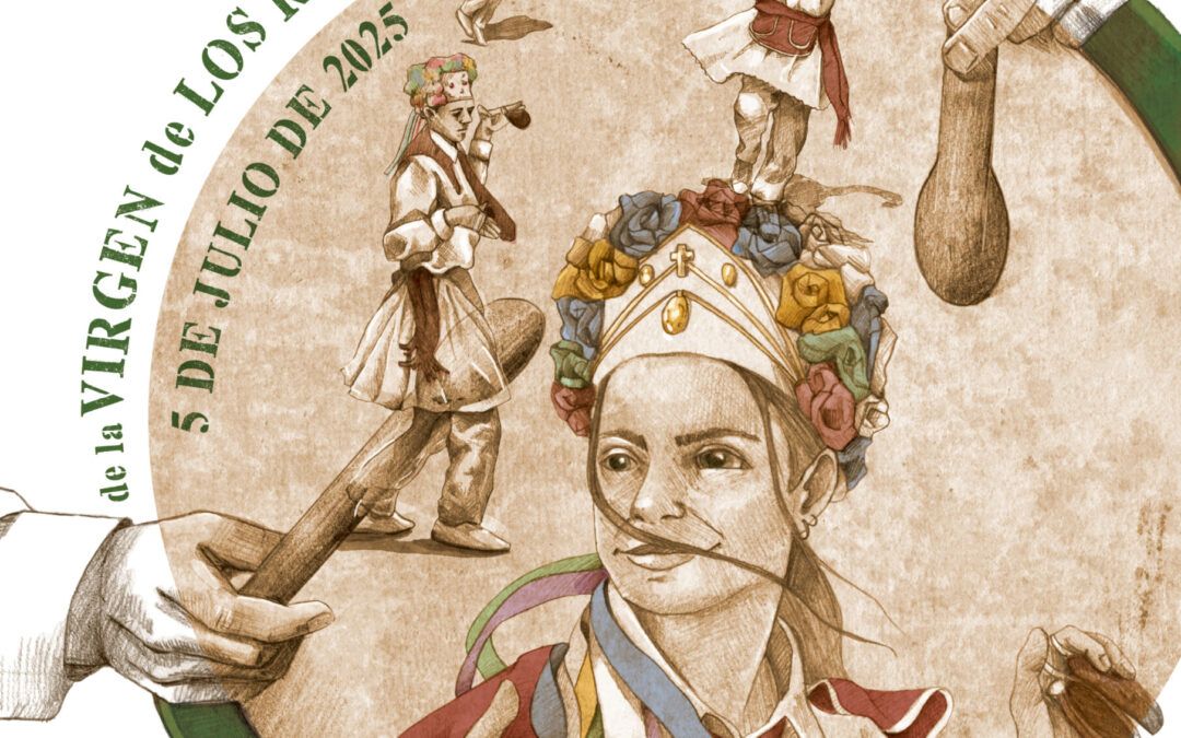 Presentado el cartel anunciador de la LXXI Bajada de la Virgen de Los Reyes, obra de Narame Melián Mahugo